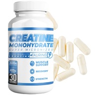 Kreatín Monohydrát Kapsuly Creatine Monohydrate Tablety Taurín 30 dní