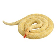 Imitácia hada Hadicová hračka Vankúš bábika s červenými jazykmi Žltá 200