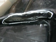 bumper rear part rear Nissan Tiida HB