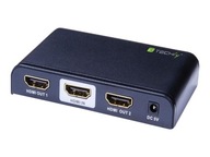 TECHLY 023974 Techly Rozdzielacz AV splitter HDMI 2.0 1x2 UHD 4Kx2K 3D