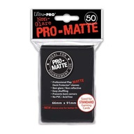 Protektory UP Standard CCG Pro-Matte Czarne 50 szt