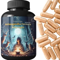 ASHWAGANDHA FORMULA Adaptogén Stres Energia Pokoj Spánok Srdce Pamäť Nervy