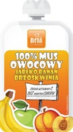 Mus 100% jabłko/brzoskwinia/banan bez cukru