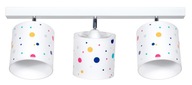 Lampa sufitowa żyrandol dla dzieci kolorowe kropki