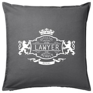 LAWYER OFFICIAL MEMBER poduszka 50x50 prezent