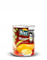 Mango Pulpa Alphonso 850g Kier Gęsta, pachnąca mango, idealna do deserów