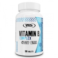 Real Pharm Vitamin B Complex 90tabs BIOTIN NIACIN KYSELINA PANTOTÉNOVÁ