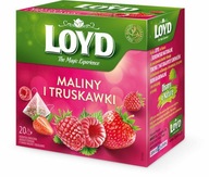 LOYD Herbatka owocowa MALINY i TRUSKAWKI 20gx2g