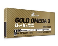 OLIMP GOLD OMEGA 3 D3 + K2 SPORT 60 kaps. EPA, DHA