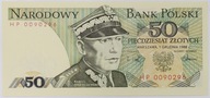 Banknot 50 zł 1988 rok - Seria HP