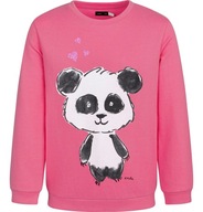 Bluza dziecięca dziewczęca dresowa bawełniana 116 Miś Panda Różowa Endo