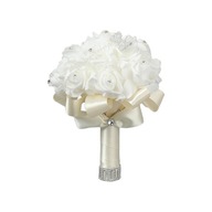 Svadobné kytice pre nevestu Flowergirl Bouquet Svadobná kytica pre Francúzov