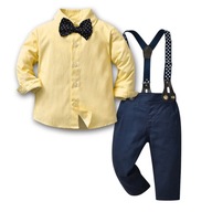 žltý chlapčenský oblek 4S4