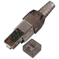 Złącze zagniatane końcówki kabla Ethernet Cat 8