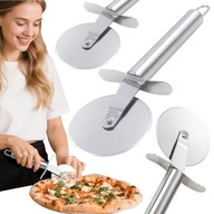 PIZZAVÁGÓ KÉS NAGY KEREK PIZZASZELETELŐ ÉLES