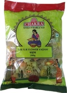 CHAKRA Fur Fur Vadam Indické smažené chipsy v tvare kvetov