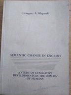 SEMANTIC CHANGE IN ENGLISH - G. A. KLEPARSKI