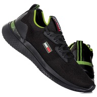 Buty męskie sportowe Tommy Hilfiger EM0EM00723 BLACK 44 /45 ROZPAROWANE