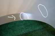 VW GOLF V 3d 5d fender left front front replacement