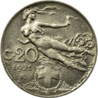 Olaszország 20 centesimi 1921 Italia
