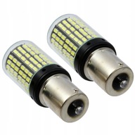 2x P21W 144LED SMD 4014 BA15S CANBUS 1156 WSTECZNY