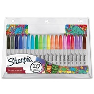 Permanentné značkovače Sharpie Fine Sada 20 farieb