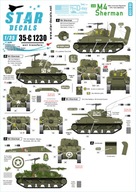 Star Decals 35-C1230 1/35 US M4 Sherman. Normandy
