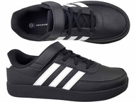 ADIDAS BREAKNET BUTY DZIECIĘCE RZEP GUMKI CZARNE