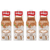 INKA BARISTA MIGDAŁOWE Napój Roślinny BEZ LAKTOZY BEZ CUKRU 4x 1l