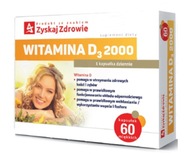 Vitamín D3 2000, 60 kapsúl