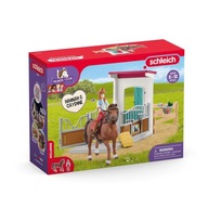 Schleich Sada figúrok Box pre koňa Hannah & Cayenne