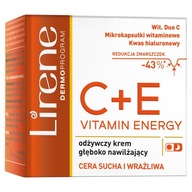 Lirene Vitamin Energy C+E Odżywczy krem głęboko nawilżający 50 ml