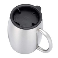 420 ml Cestovný nerezový hrnček na kávu s dvojitou stenou izolovaný pohár na pivo
