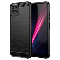 Zadný Kryt GSM Hurt pre T-Mobile T Phone Pro 5G / Revvl 6 Pro 5G Bumper Carbon LUX čierna