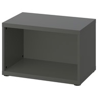 IKEA BESTA Puzdro, tmavosivé, 60x40x38 cm