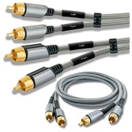 Kabel RCA 1m Cinch 2x Audio Stereo Przewód 2rca Chinch 2rca-2rca 2 x wtyk