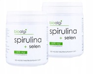 2x Spirulina + Selen bioalgi - suplement diety