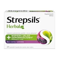 Strepsils Herbal, czarny bez i jeżówka, 24 pastylk