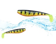 Skuteczna Przynęta Fox Rage Ultra UV Zander Pro Shads, Perch (UV) - 12cm