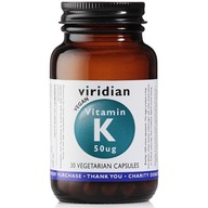 Vitamín K 50ug 30 kapsúl Viridian