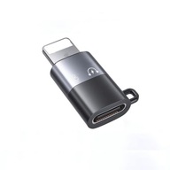 OTG Átalakitó Adapter, USB-C->Lightning, fülhallgatóhoz mikrofonhoz