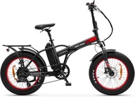 Rower Elektryczny Składany 20 ALU Bagaż Dzwonek Hydraulika Dźwignie Fatbike