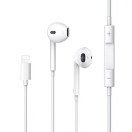 USAMS Słuchawki stereo EP-24 lightning iPhone 7/8/X/XS/XS Max/XR biały/whit