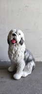Porcelanowa figura psa.Włochy lata 60