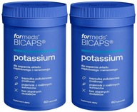 2x ForMeds Bicaps Potassium 360 mg Draslík 60kaps Krvný tlak Svaly