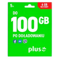 Karta Startowa Plus Nowy Pink 5zł / 6GB