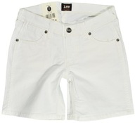 LEE spodenki jeans white girls HAYDEN _ 8Y 128cm