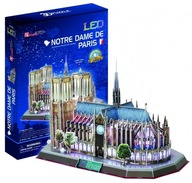 3D PUZZLE FELNŐTTEKNEK Notre Dame katedrális LED