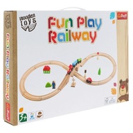 Trefl Zabawka Fun Play Railway Pociąg drewniany