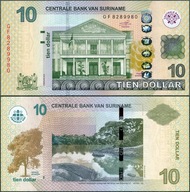 Surinam - 10 dolarów 2019 * P163c